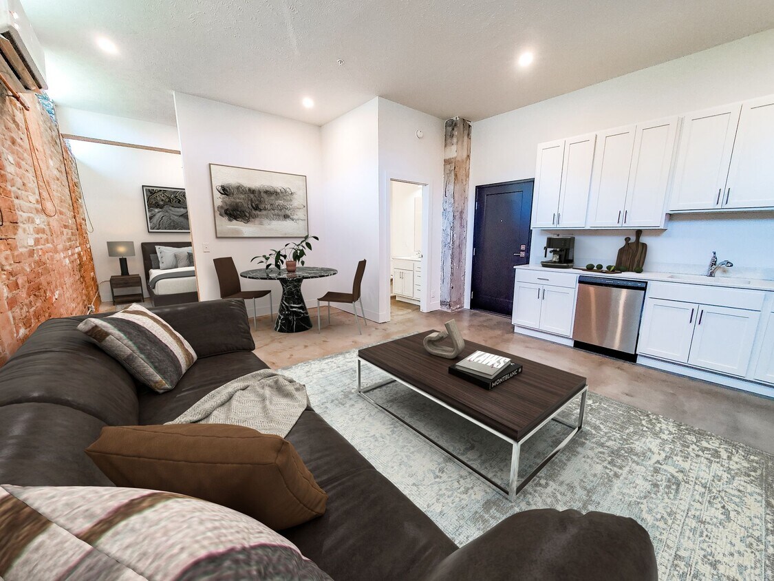 Primary Photo - Exposed Brick Studio Apartment at a Great ...