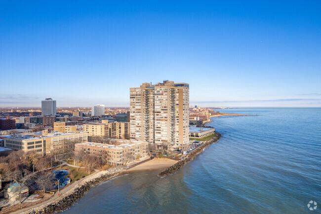 Aerial Photo - Shoreline Towers Condominiums