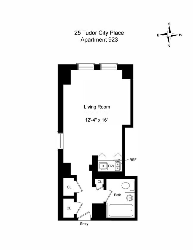 25 Tudor City Pl Unit 923, New York, NY 10017 Room for Rent in New
