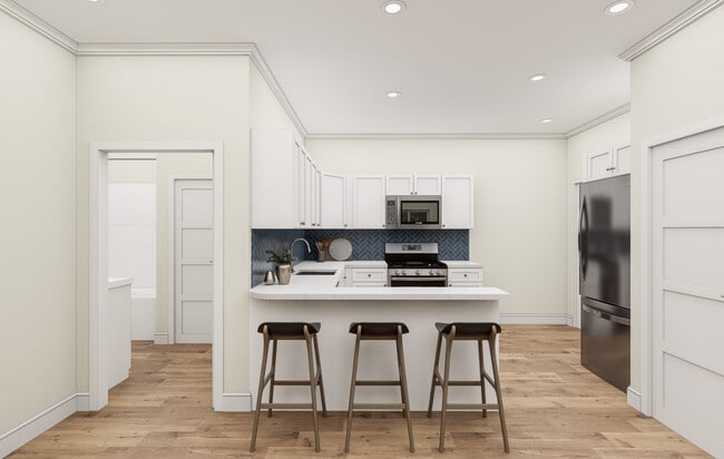 1 Bedroom Kitchen - Mineral Lofts