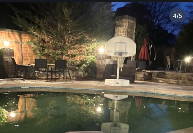 Pool in the evening - 864 Valley Dr