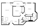 2 Bed 2 Bath | 1236 sqft