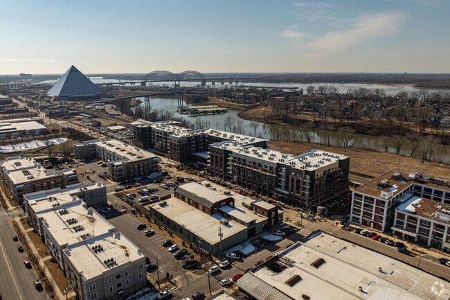Aerial Photo - Harbor Side at Conwood Flats Apartments