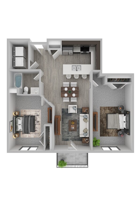 Plano de planta - Pioneer Apartments