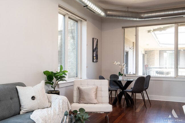 Living Room and Dining Room - 4751 N Artesian Ave #409