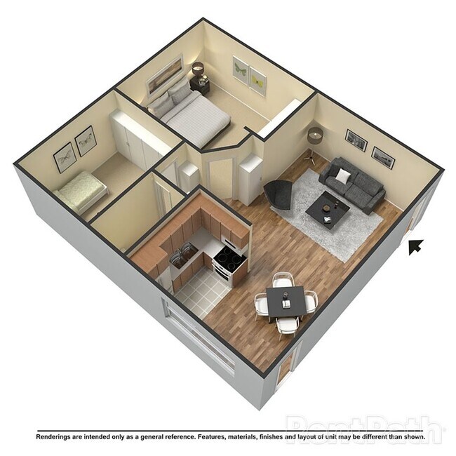 Building Photo - 2-Bedroom, 1-Bath