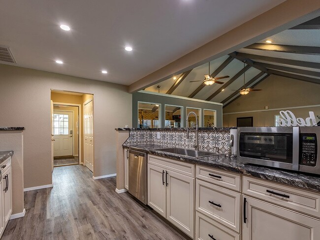 Kitchen in Clubhouse - Camelot Apartments in Wichita Falls TX