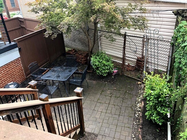 Backyard Private Patio - 504 Rhode Island Ave NW
