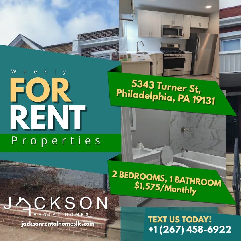 5343 Turner St, Philadelphia, PA 19131 House for Rent in Philadelphia, PA