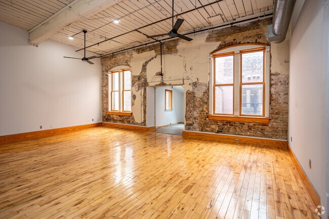 2BR, 1BA - 1,479SF - Unit 207 - Living Room - Emporium Lofts