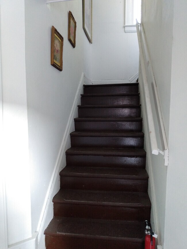Stairs to apt #8 - 1634 Virginia St E