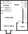 1 Bedroom 1 Bathroom