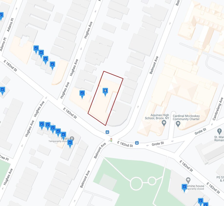 Plat map - 653 E 182nd St