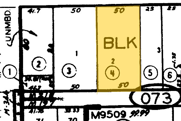 Mapa de la parcela - 141 S Myers St