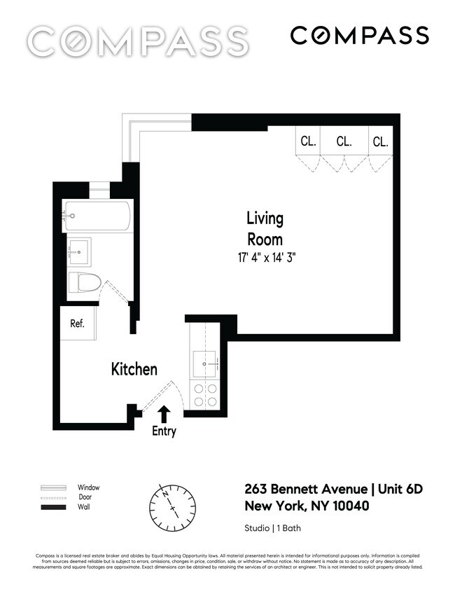 4501 Broadway Unit 6D, New York, NY 10040 Room for Rent in New York, NY