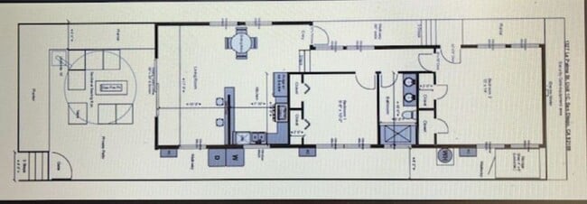 Floor plan - 1327 La Palma St