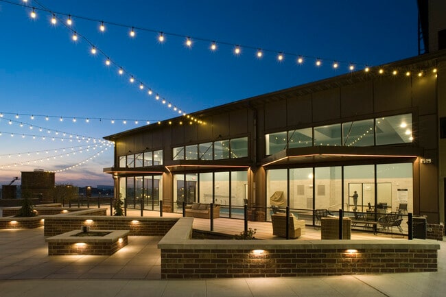 Courtyard at Dusk - Village Centre Building III