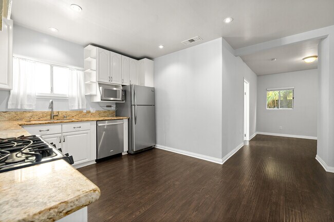 kitchen view into rear of house - 1766 Carmona Ave