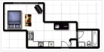 Monoambiente MD - The Graduate Apartments