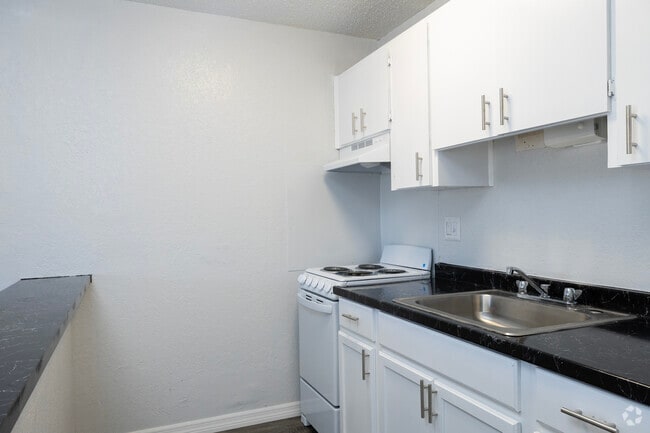 1BR, 1BA - 600SF - Kitchen - Springwood Villas