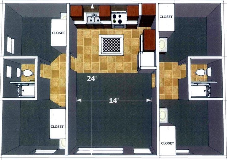 4BR/2BA - The Boardwalk