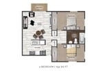 Remodeled 2 Bedroom B