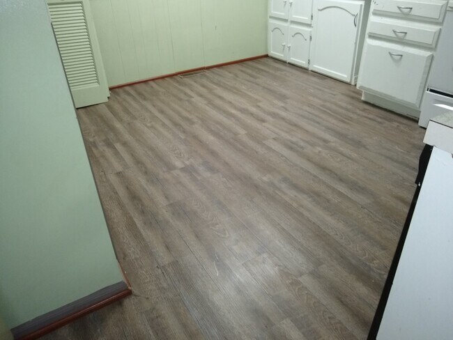 Brand new kitchen floor - 664 E 12th St