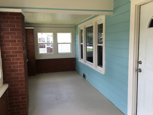 Enclosed porch - 2730 Barth Avenue