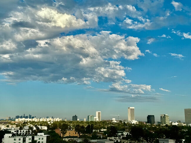View from Living Room - 321 S San Vicente Blvd