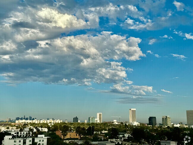 View from Living Room - 321 S San Vicente Blvd