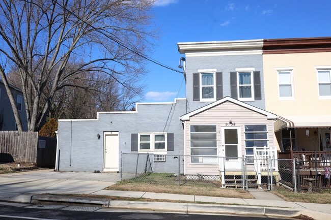 Private Yard: Includes a small, fenced-in portion of the yard for your exclusive use. - 9104 Baltimore St