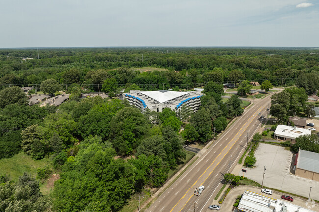 Aerial Photo - The Atrium and Cottages at Lutheran Village