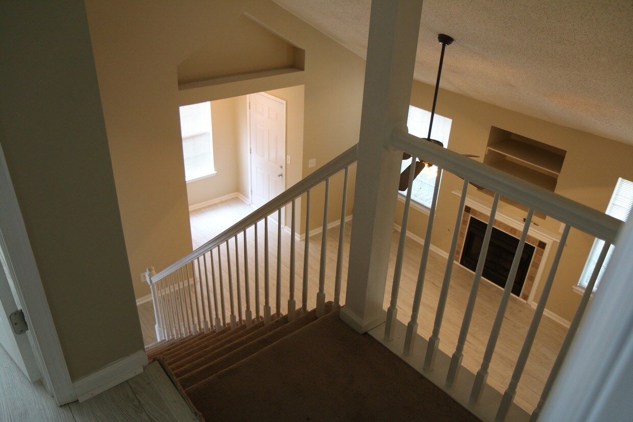 Living room from second floor - 2603 Westgate Cir