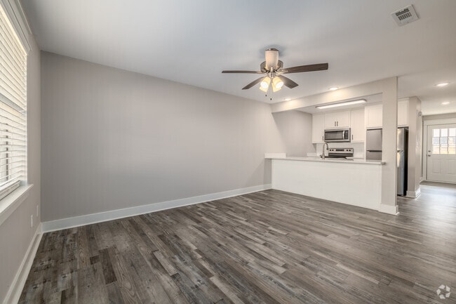 2BR, 2.5BA - 1,152SF - Living Room - Bradley Bowen Townhomes