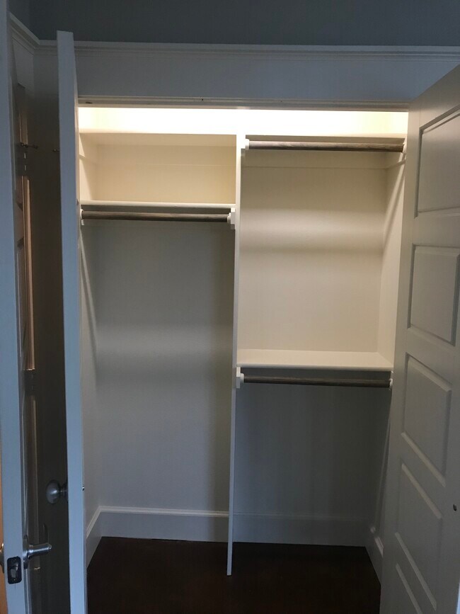 Master closet interior - 1324 May Street