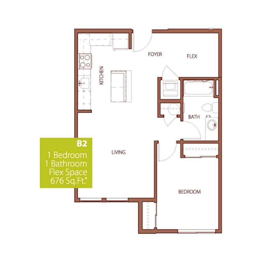 Foto principal - 1 Bedroom Apartments with a Flex