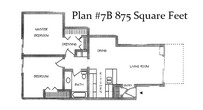 Two Bedroom Plan 7B