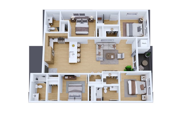 Floorplan - Linden & Loon Apartments
