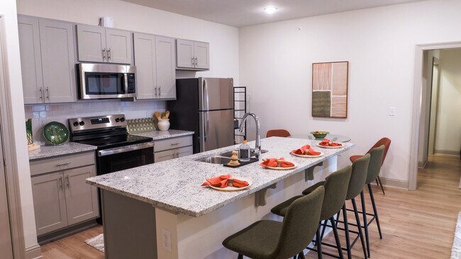The Amethyst: 3BR, 2BA- Kitchen - The Waters at Bluebonnet