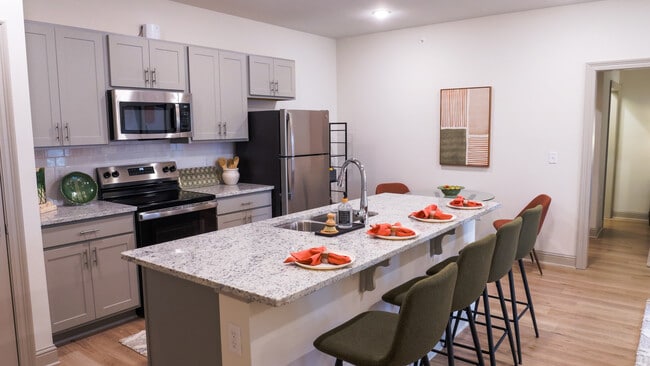 The Amethyst: 3BR, 2BA- Kitchen - The Waters at Bluebonnet