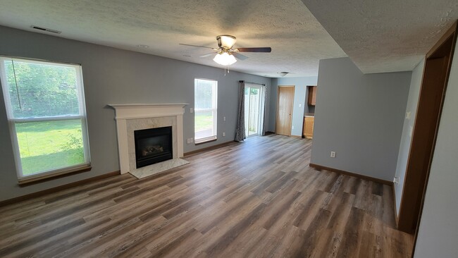 Living Room Open to the Kitchen - 2123 Bridgewater Cir