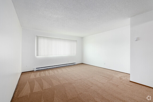 1BR, 1BA - 625SF - Living Room - Red Carpet Apartments