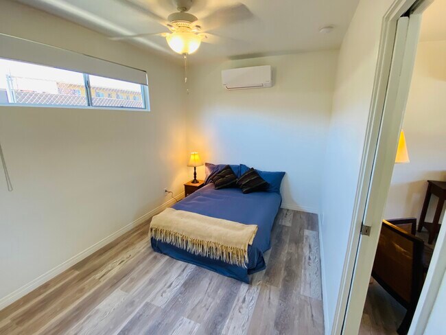 Bedroom has black out shades. - 544 Cypress Ave
