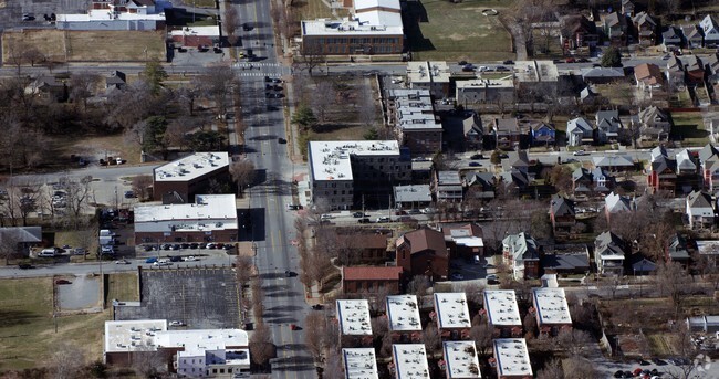 Aerial Photo - Pendleton Arts Block