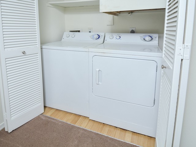 Washer in Dryer in apartments - Waterloo Place Apartments