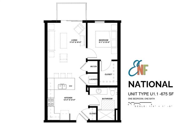 Interior Photo - East National Flats
