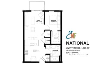 Interior Photo - East National Flats
