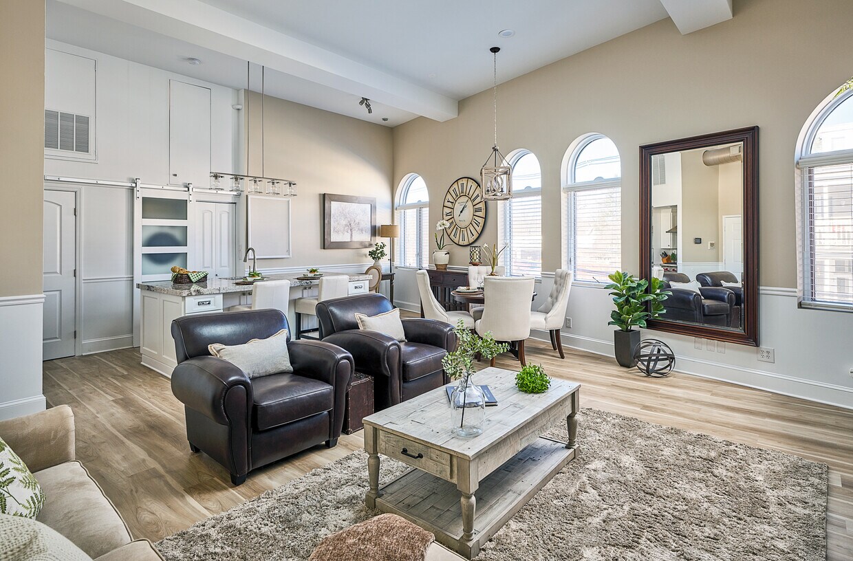 Open Concept Kitchen and Living Room - 211 Main St