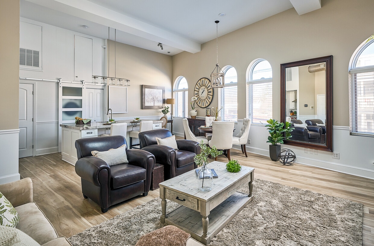 Open Concept Kitchen and Living Room - 211 Main St