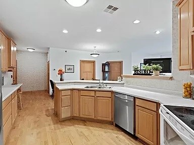 Kitchen with Built in Desk - 110 S Wisconsin St